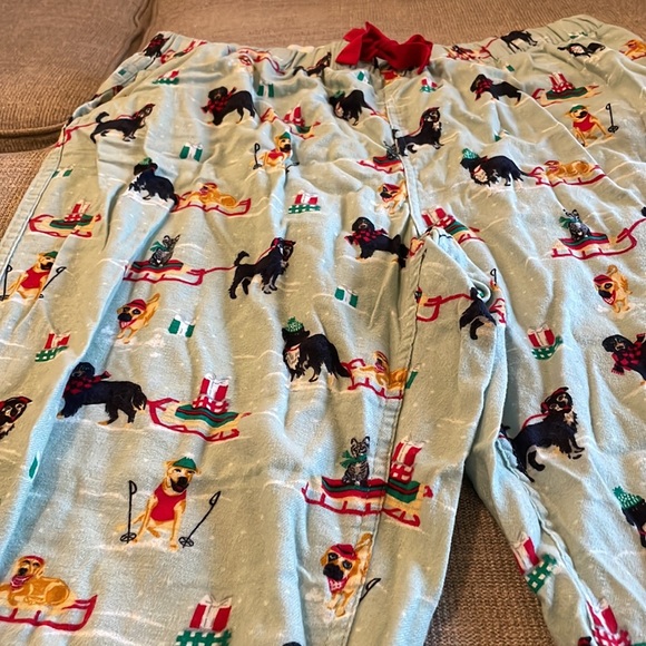 Lands End W Large - Tall Christmas PJ pants - Picture 4 of 9